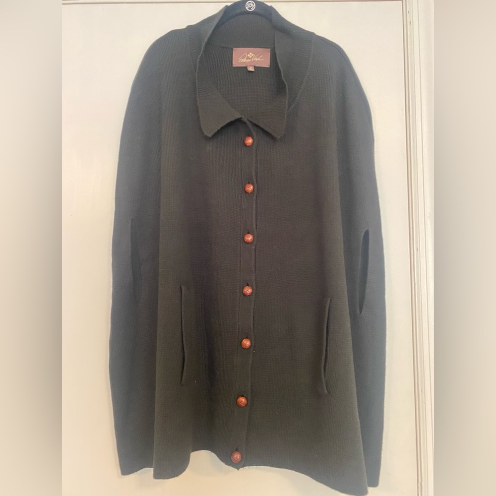 Patricia Nash Button Down Cape - Size M/L